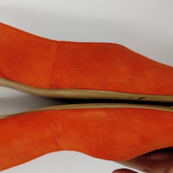 Marc Fisher Ltd. coral strap back flats size 7M pointed toe flats gold accent - Picture 5 of 10